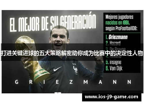 打进关键进球的五大策略解密助你成为比赛中的决定性人物